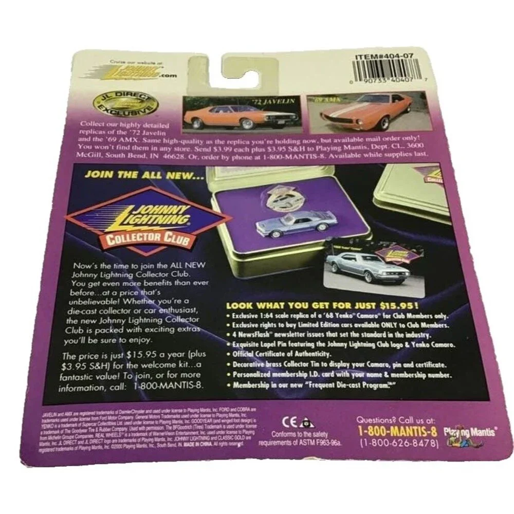 Johnny Lightning Classic Gold 1941 Willy's Coupe Diecast Yellow Collectible NEW